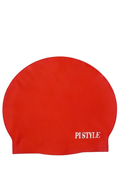 pistyle Red Silicone Cap High Quality Pool and Sea Swimming Cap