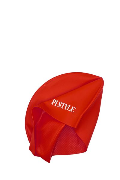 pistyle Red Silicone Cap High Quality Pool and Sea Swimming Cap