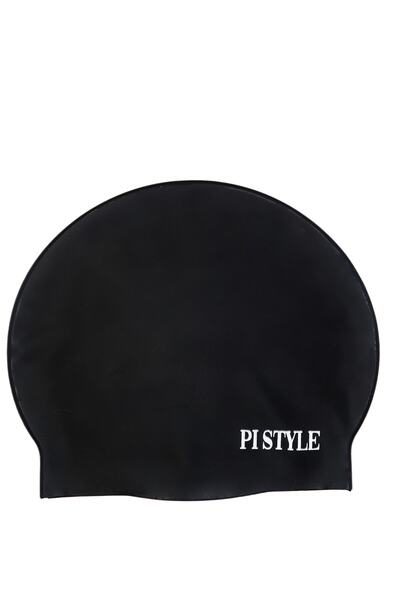 pistyle Black Silicone Swimming Cap High Quality Pool and Sea Swimming Cap