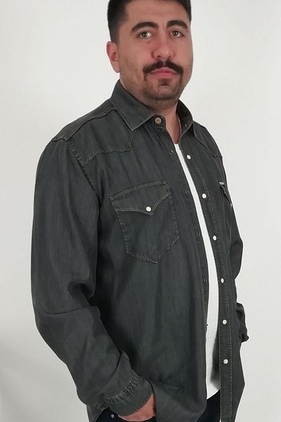TOUSUS Ανδρικό πουκάμισο Regular Fit Western Denim Kls-1018-tss