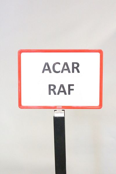 Acar Raf Πλαίσιο προώθησης προϊόντος Πλαστικό και μαγνητικό Ετικέτα τιμής Πλαίσιο Α4 Κόκκινο