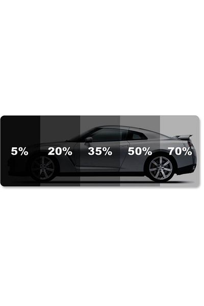 BLACK MASTER High Heat Rejection and Uv Blocking ®   Professional Light Tone (35%) Window Film (50 cm X 3m)