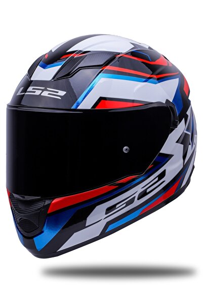 LS2 Stream Evo Fast Siyah-kırmızı-mavi Kask