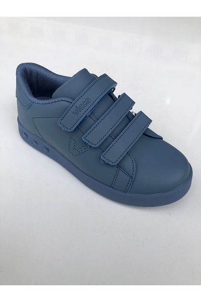 Vicco Oyo Filet Kids Lighted Sports Shoes Denim