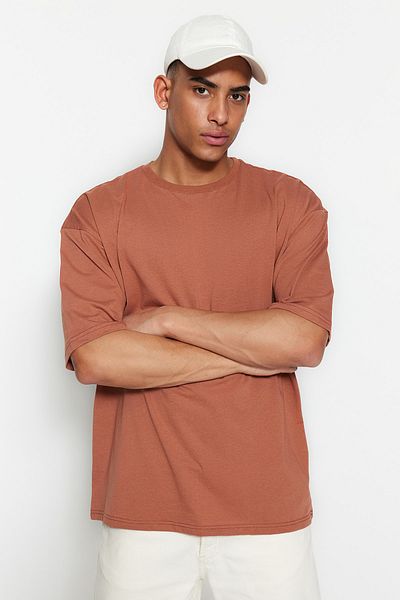 Trendyol Collection Oversize Μπλουζάκι με κοντό μανίκι με λαιμόκοψη - TMNSS22TS0317