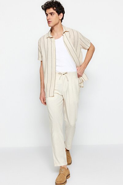 Trendyol Collection Pants - Beige - Relaxed