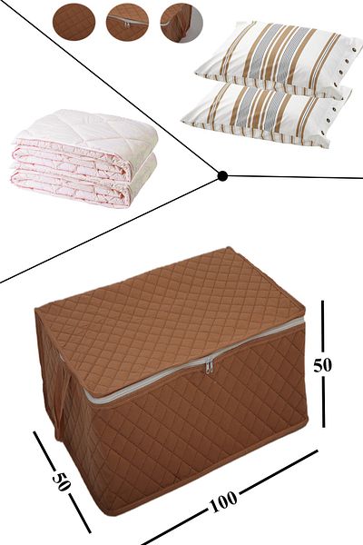 ADARYA HOME Large Size (TABA) Hurç-quilt Hurcu 100x50x50