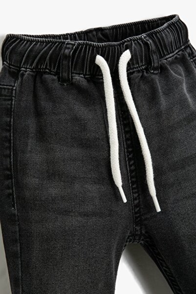 Koton Baby Boy Elastic Waist Pocket Jeans 3smb40004td
