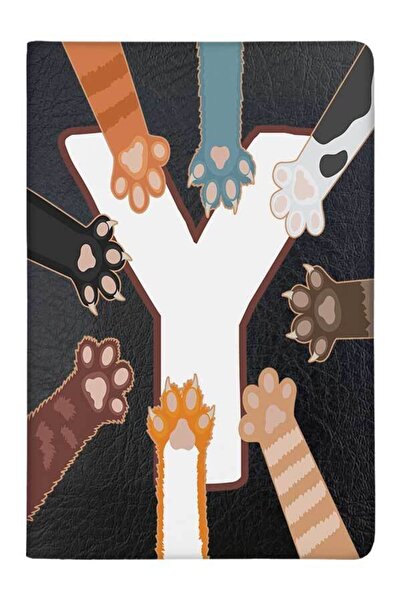 Cekuonline جواز سفر للحيوانات الأليفة والقطط والكلاب - نمط حرف Y مطبوع من الجلد