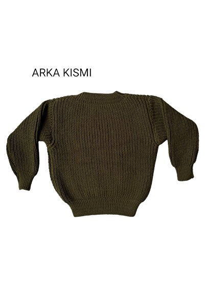 gogo bici Knitwear Sweater Flexible Unisex Baby Kids Thessaloniki Crew Neck 1-5 Years