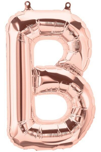 Deniz Party Store Rose Gold Foil Balloon 36 - 40 cm Letter B
