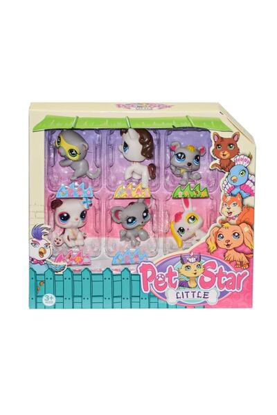 Genel Markalar Kzl-3046a3 Minik Pet Star Seti 6'lı -kızılkaya