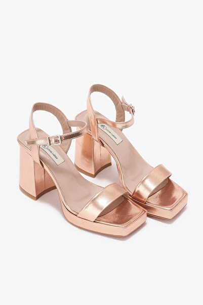 Louis Cardy Lino Rose Genuine Leather Women's Heeled Shoes