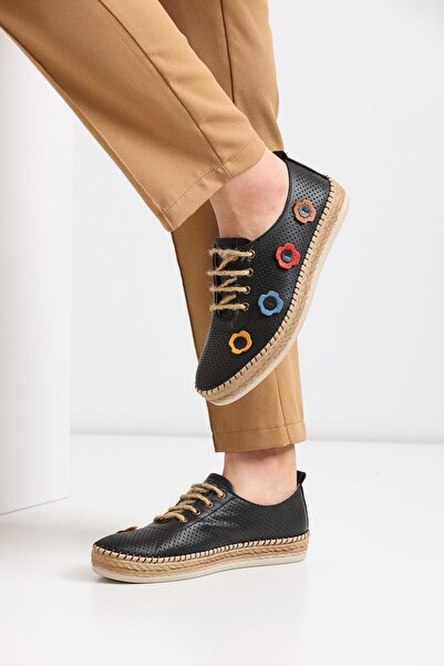 en7 Черни дамски мокасини