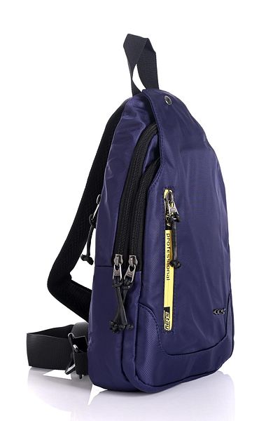 ÇÇS 31205 Unisex Navy Blue τσάντα με αδιάβροχο λουράκι ώμου σταυρωτής πλάτης