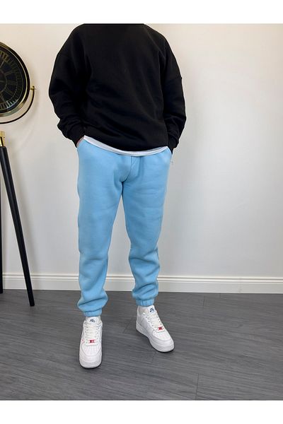 Mıknatıs Giyim Βασική φόρμα με ελαστικά πόδια Baby Blue