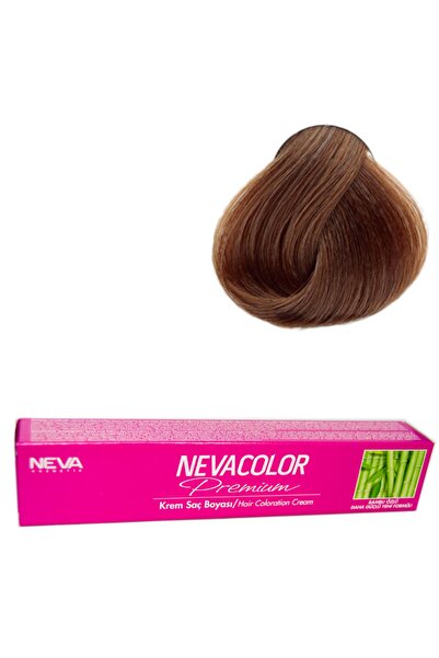 Neva Color Nevacolor Tüp Boya 7.1 Küllü Kumral X 4 Adet + Sıvı Oksidan 4 Adet
