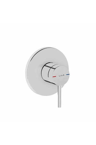 VitrA صنبور دش مدمج من أوريجين، مثبت على سطح الكروم A42621