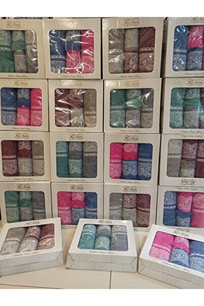 ŞENER HOME Набір для ванної кімнати з 4 рушниками, банним рушником і рушником для голови - кава та м'ята