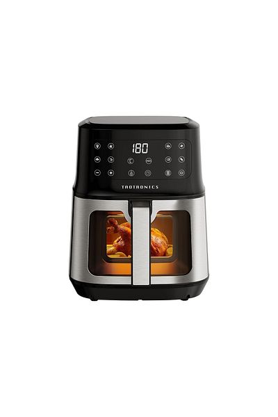 TaoTronics Tt-af011 5 Liter 8 Functions 1200w Touch Panel Oil Free Cooker Air Fryer Deep Fryer