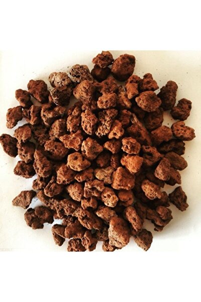 Asenya Kırmızı Pomza Taşı 3-8 Mm 7 Kg Volkanik Cürüf Ponza Lav Kırığı