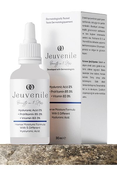 Jeuvenile Intensiv feuchtigkeitsspendendes, aufpolsterndes Hyaluronsäure-Serum 2 % 30 ml – Ha 2 % Gesichtsserum 30 ml