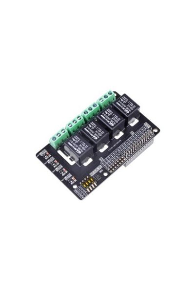 Arduino 4-channel Spdt Relay Hat For Raspberry Pi