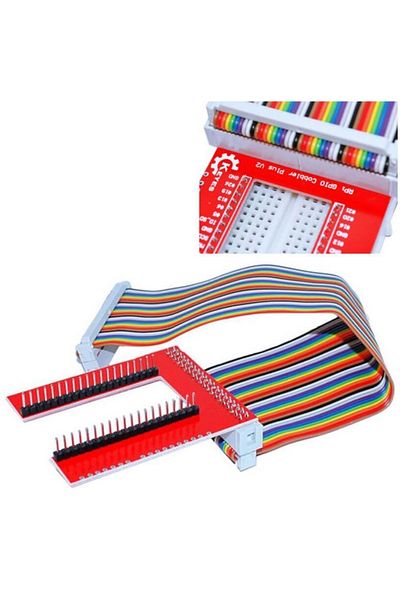 Arduino 3 Gpio Extension Diy Kit 40p Rainbow Line Gpio V2