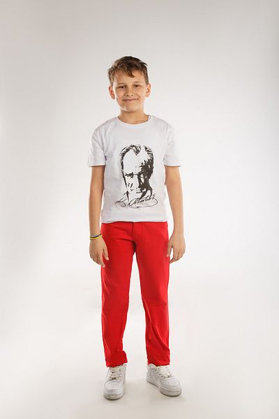 AJN 23 April 29 October Girl Boy Unisex Suitable Red Trousers Kilo 39) (length 1.45cm)