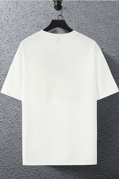 DEEPSENCE Μπλουζάκι Unisex Oversize Not Hear με στάμπα μπροστά λευκό