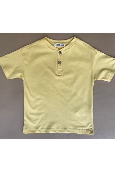 Çikoby Baby Boy Front Placket T-Shirt