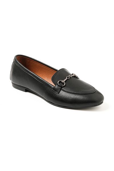 John May Women's Casual Shoes Mar-23y-150-102 Black Skin