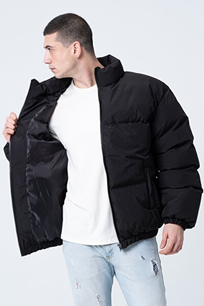 GAREN Unisex Yağmur Rüzgar Geçirmez Bomber Oversize Mont Ceket Kaban Waterproof