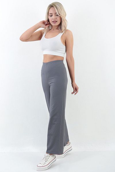 TİGERS S Women's Flared Wide Leg Trousers