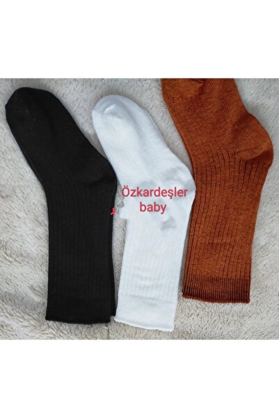 ÖZKARDEŞLER BABY جوارب الركبة للأطفال 3 قطع