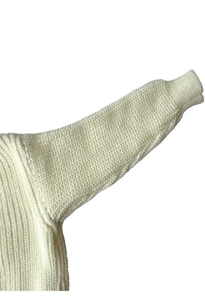 gogo bici Stretchy Knitwear Sweater Crew Neck Oversize Unisex Baby Kids