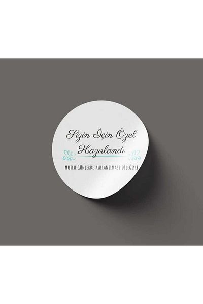 gg gençgirişimci Coated Sticker - Specially Prepared for You - (4x4cm) 70 Pieces