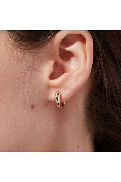 Heppii Plain Hoop Earrings Suitable for Daily Use