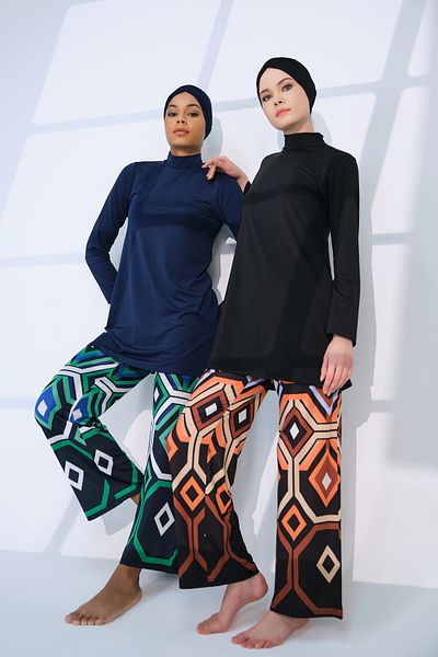 ALFASA Μαύρο Μαγιό Hijab - Γυναικείο Άτλας