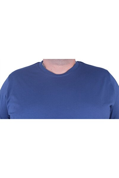 MocGrande Μπλουζάκι Plus Size Basic 11100 Indigo