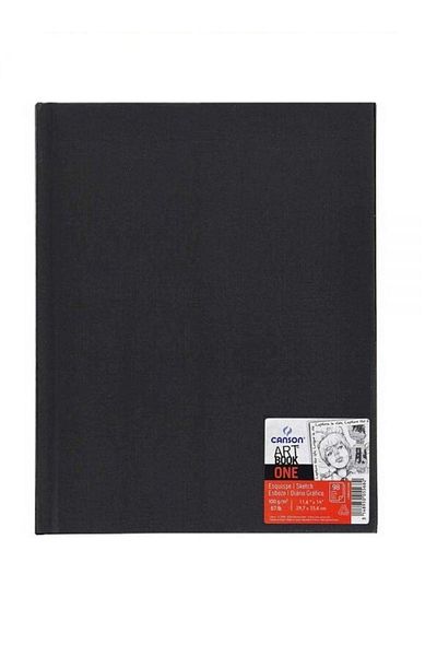 Canson One Art Book Hard Cover Sketch Drawing Notebook 100 Gr27.9x35.6 cm98 Sheets