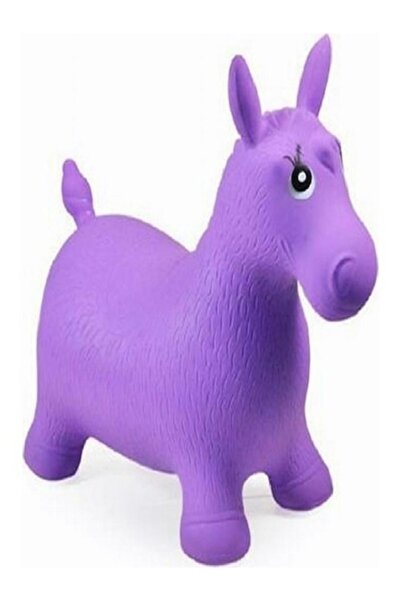 NeUygun Şişme Zıp Zıp Oyuncak Hayvanlar Pilates Eşeği + Şişirme Pompası