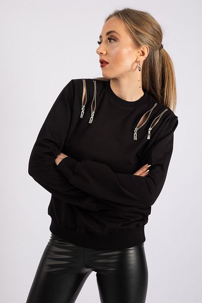 Bold & Young Hanorac pentru femei cu fermoar metalic pentru camisole