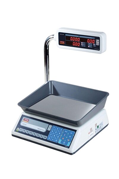 TERAZİ Tem Tel015bd-v3 Fiyat Hesaplamalı Katlatnır Boyunlu 15kg