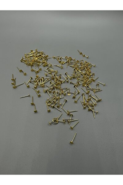 Egem aksesuar حلق مسمار لون ذهبي 100 قطعة