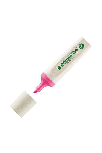 Edding قلم تحديد صديق للبيئة باللون الوردي من Ecoline 24