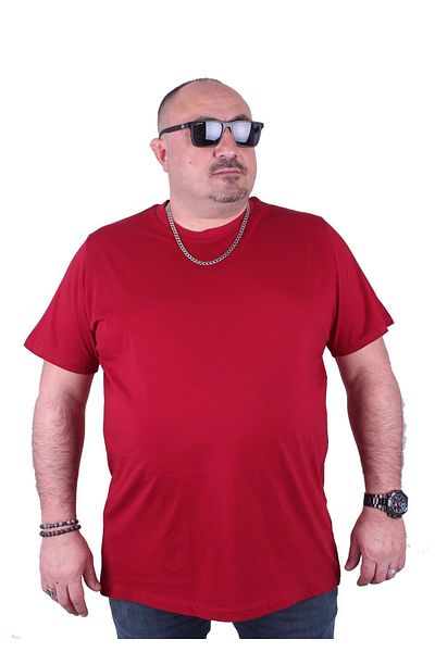 Starbattal Tricou Basic Marime Mari 11100 Rosu Claret