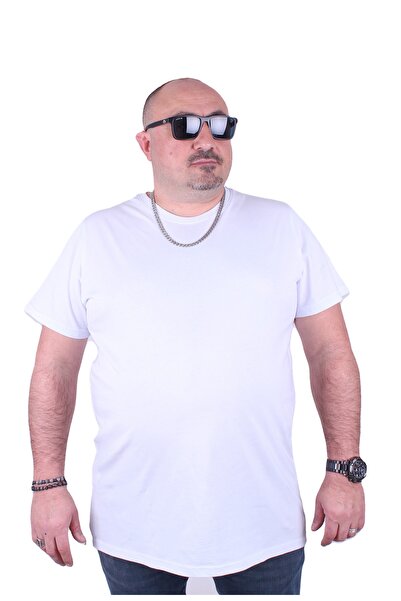 Starbattal Μπλουζάκι Basic Plus Size 11100 Λευκό