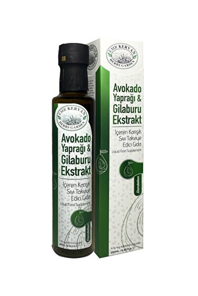 Emr Kervan Herbs Garden Avokado Yaprağı& Gilaburu Ekstrakt Içeren Karışık Takviye Edici Gıda 250 Ml