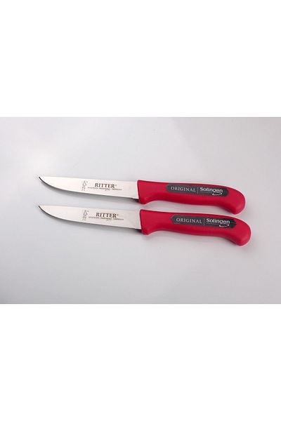Solingen Daily Use Knife Red 4 Pieces, 13 Cm
